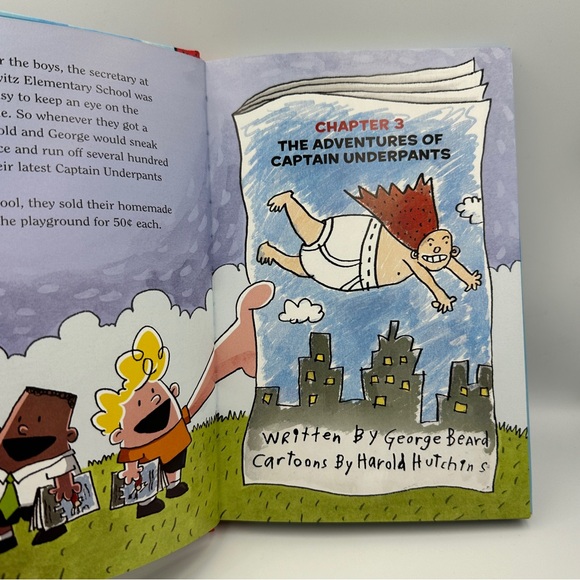 Book: Hardcover 1997 The Adventures of Captain Underpants - Scholastic - Picture 4 of 9